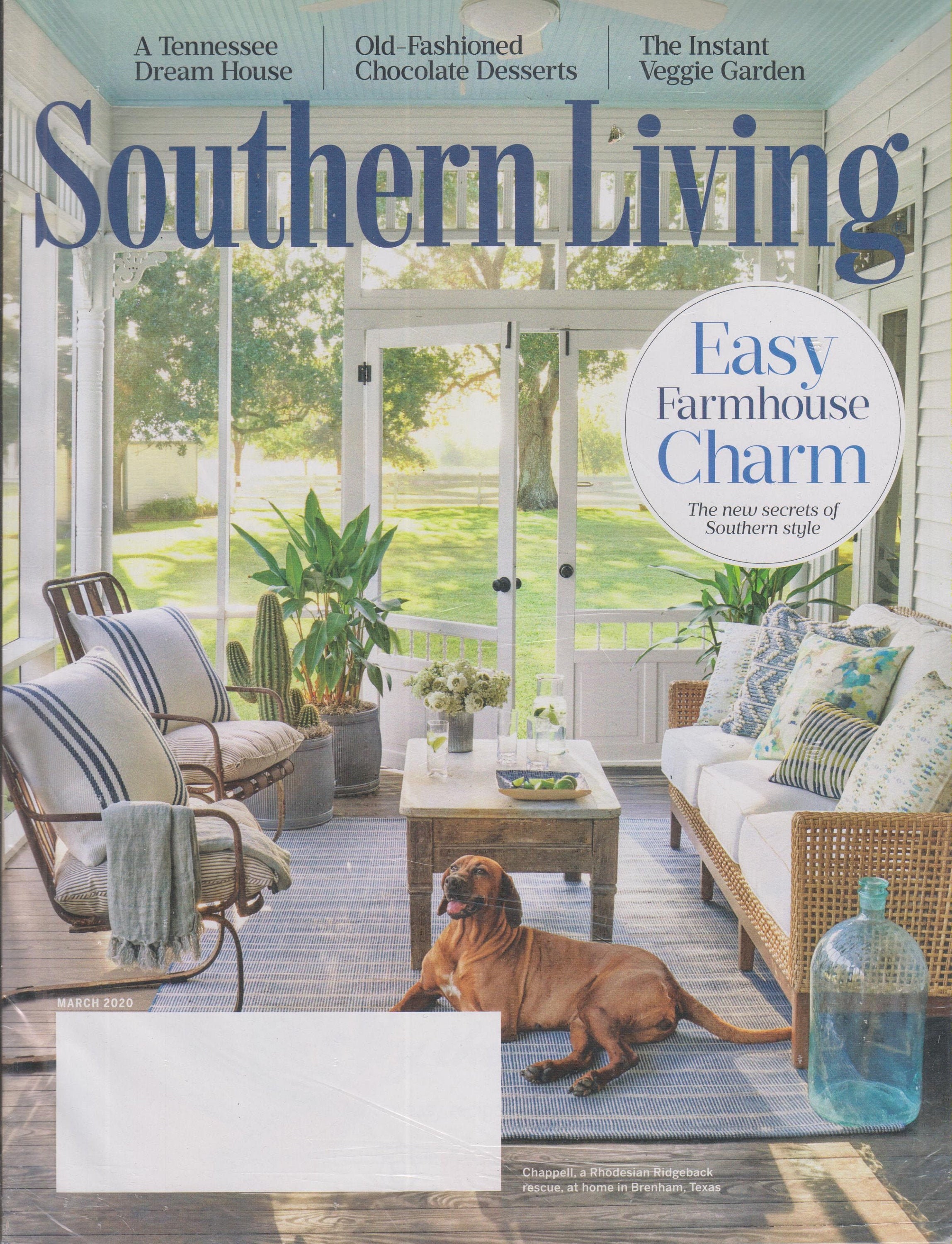 Southern Living March 2020 Easy Farmhouse Charm The New Secrets of