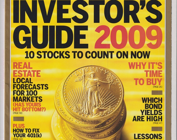 Fortune December 22, 2008 Investor's Guide 2009 Stocks, Real Estate, Bonds Special Issue  (Magazine: Business, Finance)