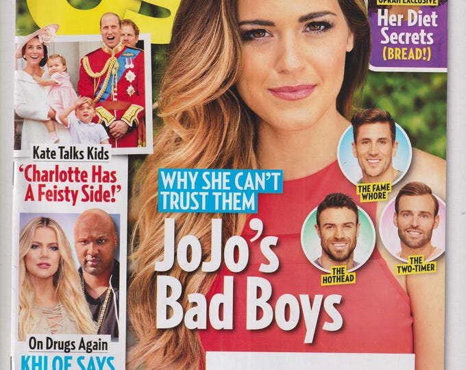 US Weekly June 27, 2016 JoJo Fletcher, Princess Kate, Oprah Winfrey, Khloe Kardashian (Magazine: Celebrity, Gossip)