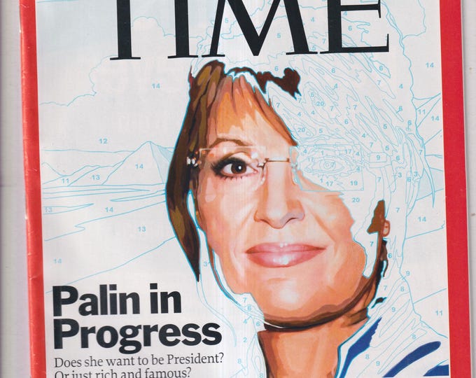 Time December 20, 2010 Sarah Palin In Progress, Taxes, West Bank, Dollar Stores, The Best of 2010 (Magazine: Current Events, Politics)