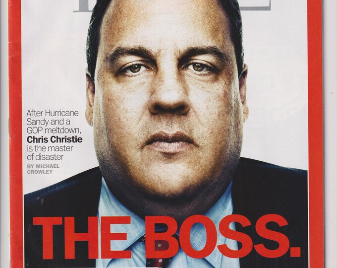 Time January 21, 2013 Chris Christie The Boss, The Global Adoption Threat (Magazine: News, Politics)