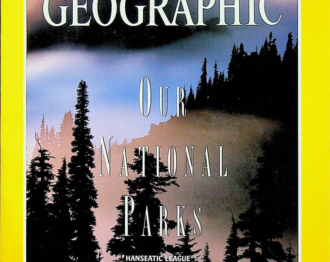 National Geographic October 1994 Our National Parks, Hanseatic League, Siberian Mummy, St. Lawrence River (Magazine: Nature, Geography)