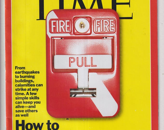 Time June 9, 2008 How To Survive A Disaster, Tony Blair, John McCain, Summer Preview (Magazine: News, Current Events)