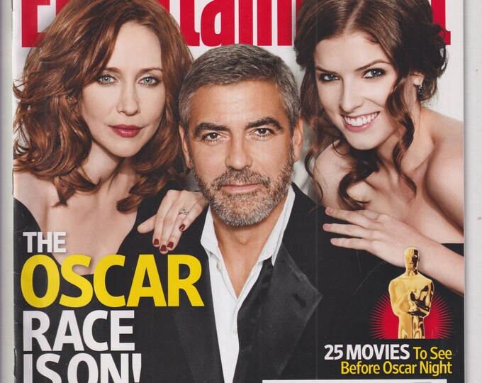 Entertainment Weekly January 8, 2010 George Clooney, Vera Farmiga, Anna Kendrick Oscar (Magazine: Music, Film, TV, Celebrities)