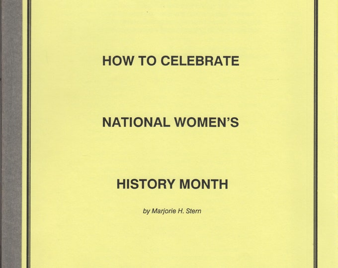 How to Celebrate National Women's History Month  (Educational Set:  Educational, Teachers, Suffrage, Women's Rights)  1995
