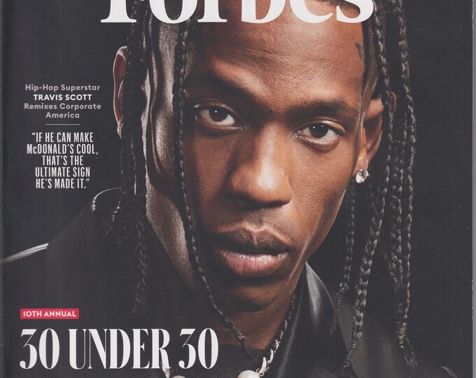 Forbes December 2020 Hip-Hop Superstar Travis Scott, Donald Trump, Bezos' Billions (Magazine: Finance, Business)