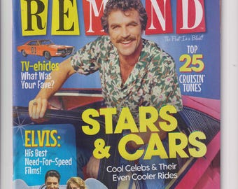 ReMIND 2025 Stars & Cars, Tom Selleck, TV Vehicles, Elvis' Need For Speed, Top 25 Cruisin' Songs (Magazine: Nostalgia, Puzzles, Celebrities)