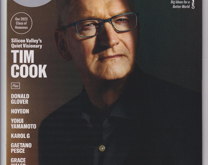 GQ April May 2023 Tim Cook, Donald Glover, Hoyeon, Karol G, Gaetano Pesce, Grace Wales Bonner (Magazine: Men, Lifestyle)