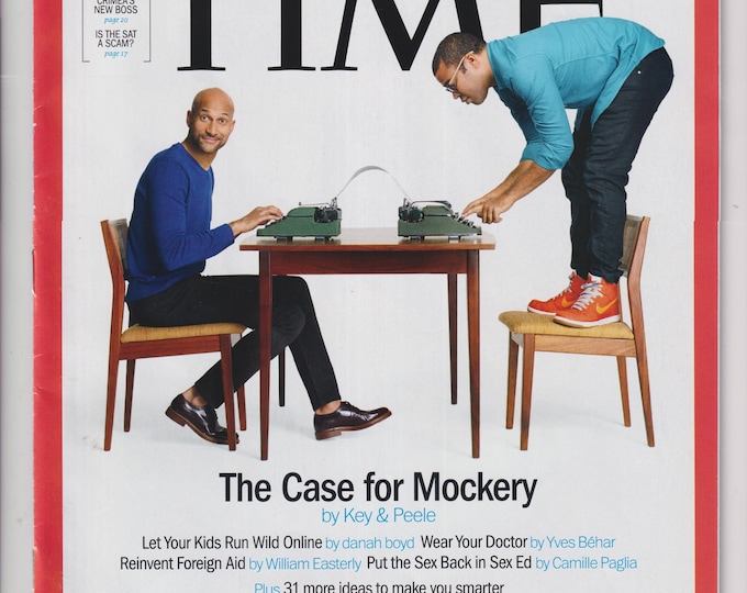 Time March 24, 2014 Key & Peele, The Ideas Issue, Ideas To Make You Smarter (Magazine: Politics, Current Events)