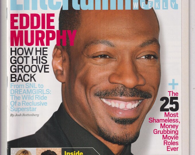 Entertainment Weekly January 26, 2007 Eddie Murphy, Golden Globes, 25 Money Grubbing Movie Roles (Magazine: Movies, Music, Television)