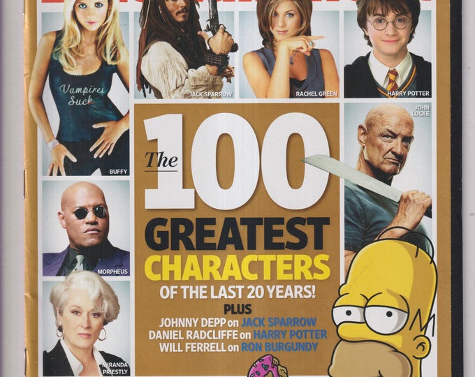Entertainment Weekly June 4-11, 2010 The 100 Greatest Characters, Johnny Depp, Daniel Radcliffe,   (Magazine: Movies, Celebrities)