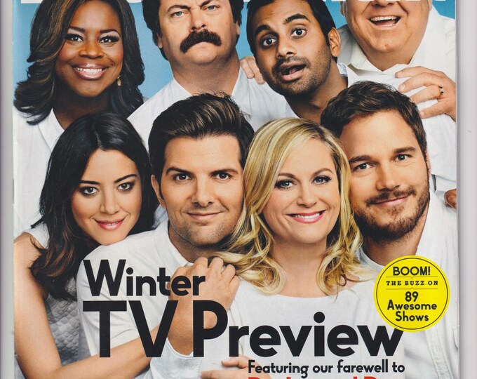 Entertainment Weekly January 9, 2015 Parks and Recreation, Winter TV Preview  (Magazine: Movies, Music, TV, Celebrities)