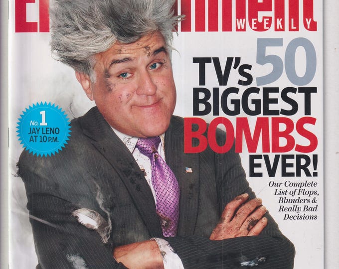 Entertainment Weekly January 29, 2010 TV's 50 Biggest Bombs Ever! #1 Jay Leno at 10 PM, Grammy (Magazine: Music, Film, TV, Celebrities)