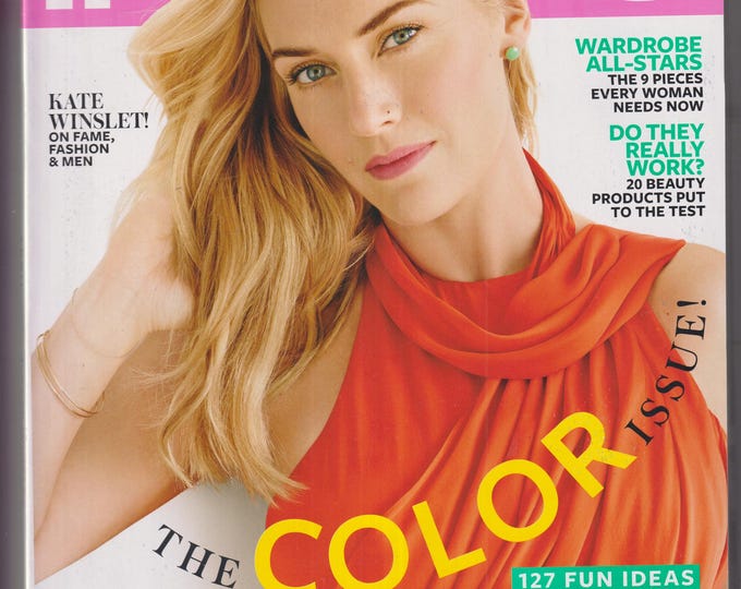 InStyle April 2015 Kate Winlet, The Color Issue! 350 Pages (Magazine: Fashion, Lifestyle)