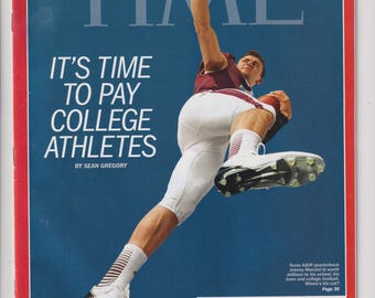 Time September 16, 2013 Johnny Manziel - It's Time to Pay College Athletes, Syria, Putin (Magazine: Politics, Current Events)