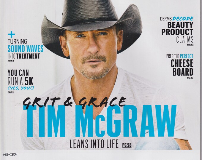 Web MD  November December 2019 Grit and Grace Tim McGraw Leans Into Life (Magazine: Health)