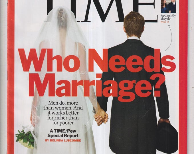 Time November 29, 2010 Who Needs Marriage?, The Deficit Report, Mortgage, Harry Potter (Magazine: Current Events, Politics)