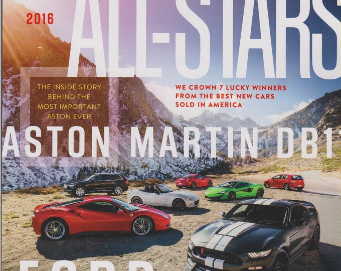 Automobile May 2016 All-Stars Aston Martin DB11 - Ford GT