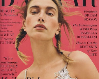 Harper's Bazaar May 2021 Hailey Bieber, Isabella Rossellini, Best Skin, Personal Beauty   (Magazine: Fashion)