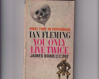 You Only Live Twice by Ian Fleming (Paperback:  James Bond, Spy Thriller) 1965