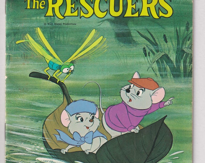 Walt Disney's The Rescuers and Rescuers Down Under (2 Book Set) (Little Golden Book Softcover: Juvenile Fiction, Ages 6-9) 1977 & 1990