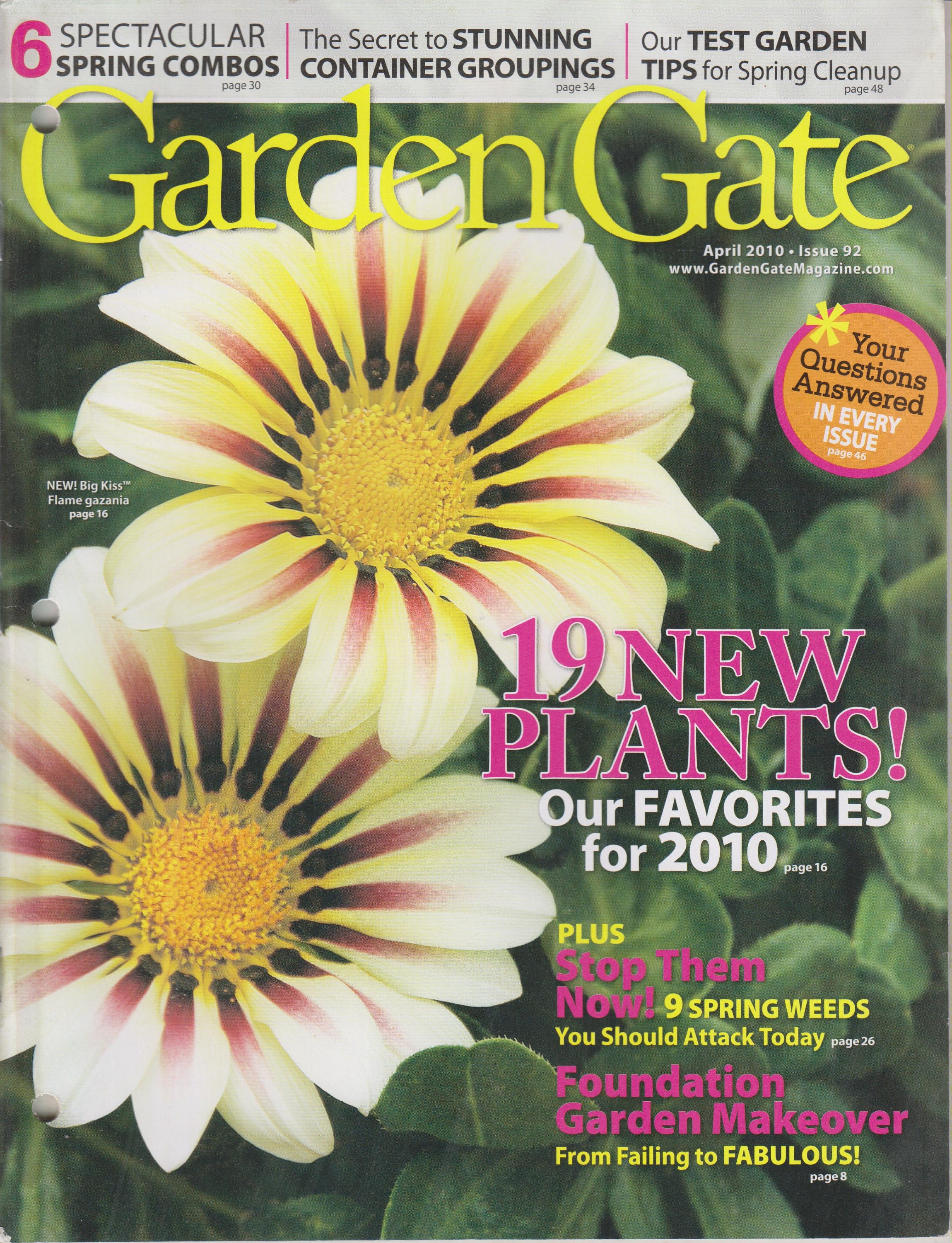 Garden Gate Magazine April 2010 6 Spectacular Spring Combos