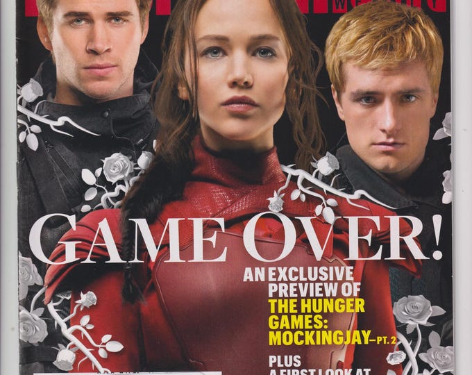 Entertainment Weekly October 8, 2015 Liam Hemsworth, Jennifer Lawrence, Josh Hutcherson, Mocking Jay (Magazine: Film, TV, Celebrities)
