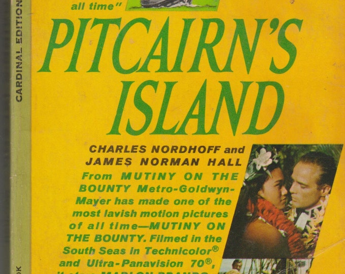 Pitcairn's Island by Charles Nordhoff and James Norman Hall (Marlon Brando Cover) (Paperback, Adventure, Movie Tie-In) 1962