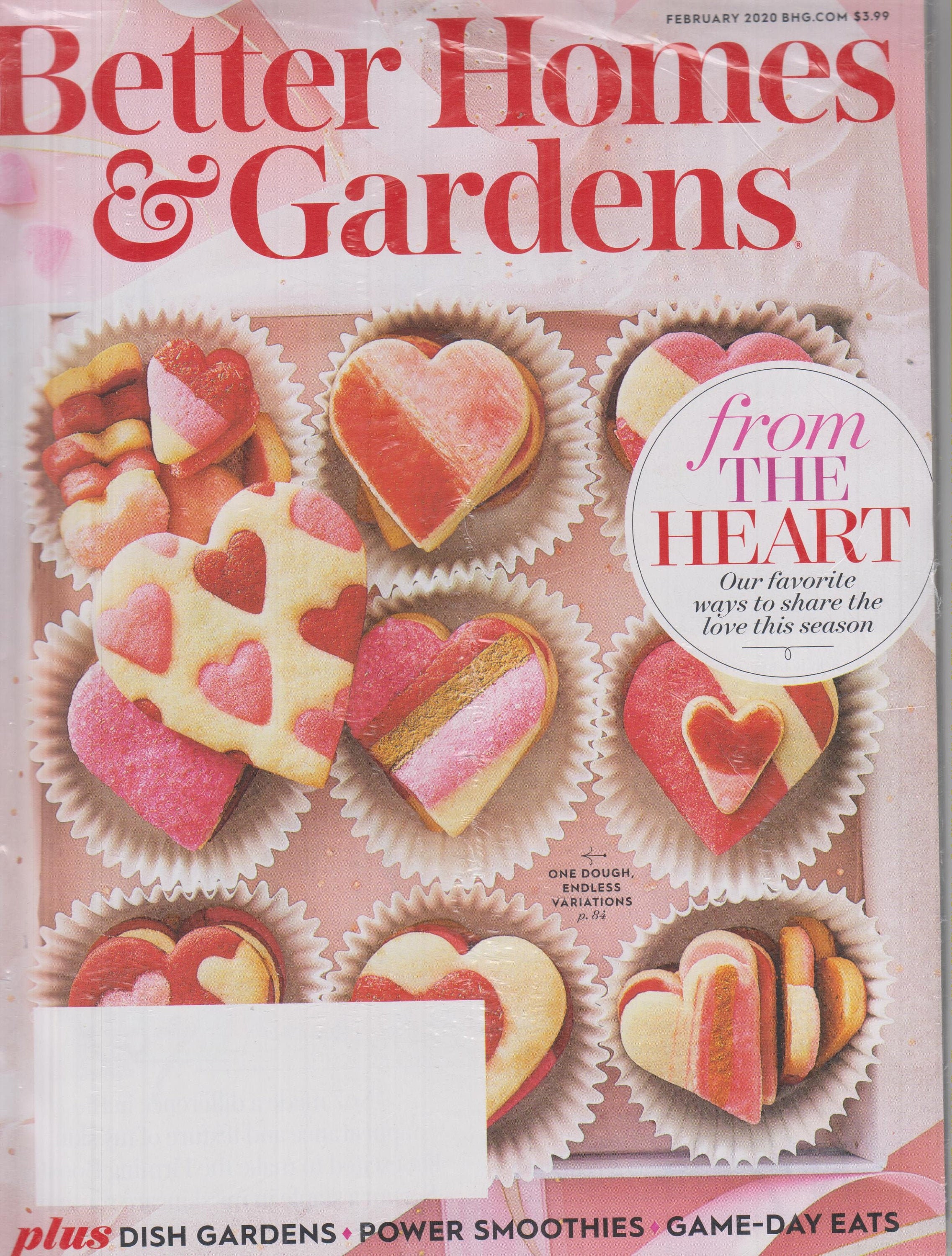 Better Homes & Gardens February 2020 From The Heart (Magazine Home and