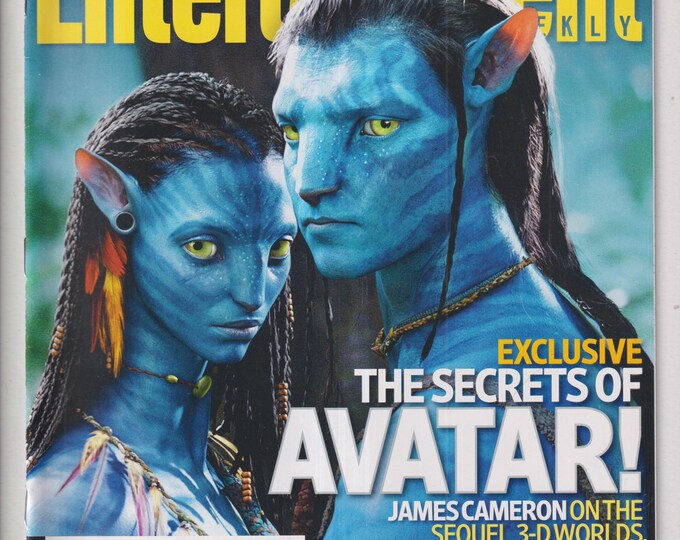 Entertainment Weekly January 22, 2010 The Secrets of Avatar! James Cameron, Jay Leno, Conan O'Brien (Magazine: Music, Film, TV, Celebrities)