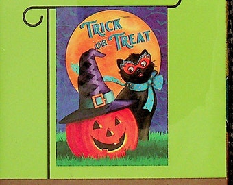 Rain or Shine Trick or Treat Flip It Flag (Small Garden Flag)