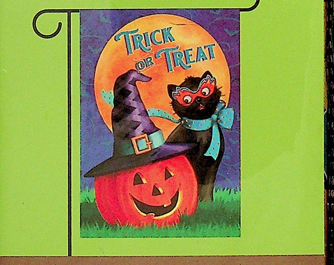 Rain or Shine Trick or Treat Flip It Flag (Small Garden Flag)