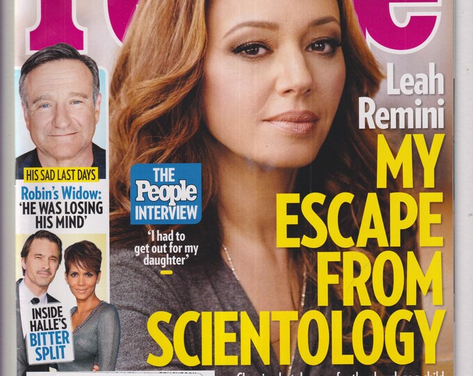 People November 16, 2015 Leah Remini, Robin Williams, Halle Berry, Thanksgiving Pies (Magazine: Celebrity, Gossip)