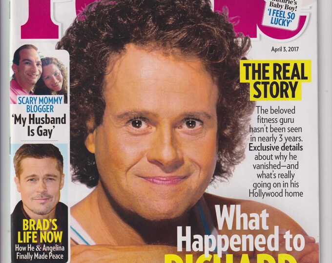 People April 3, 2017 Richard Simmons, Will & Kate, Savannah Guthrie, Brad Pitt, Mommy Blogger (Magazine: Celebrities, Gossip, True Crime)