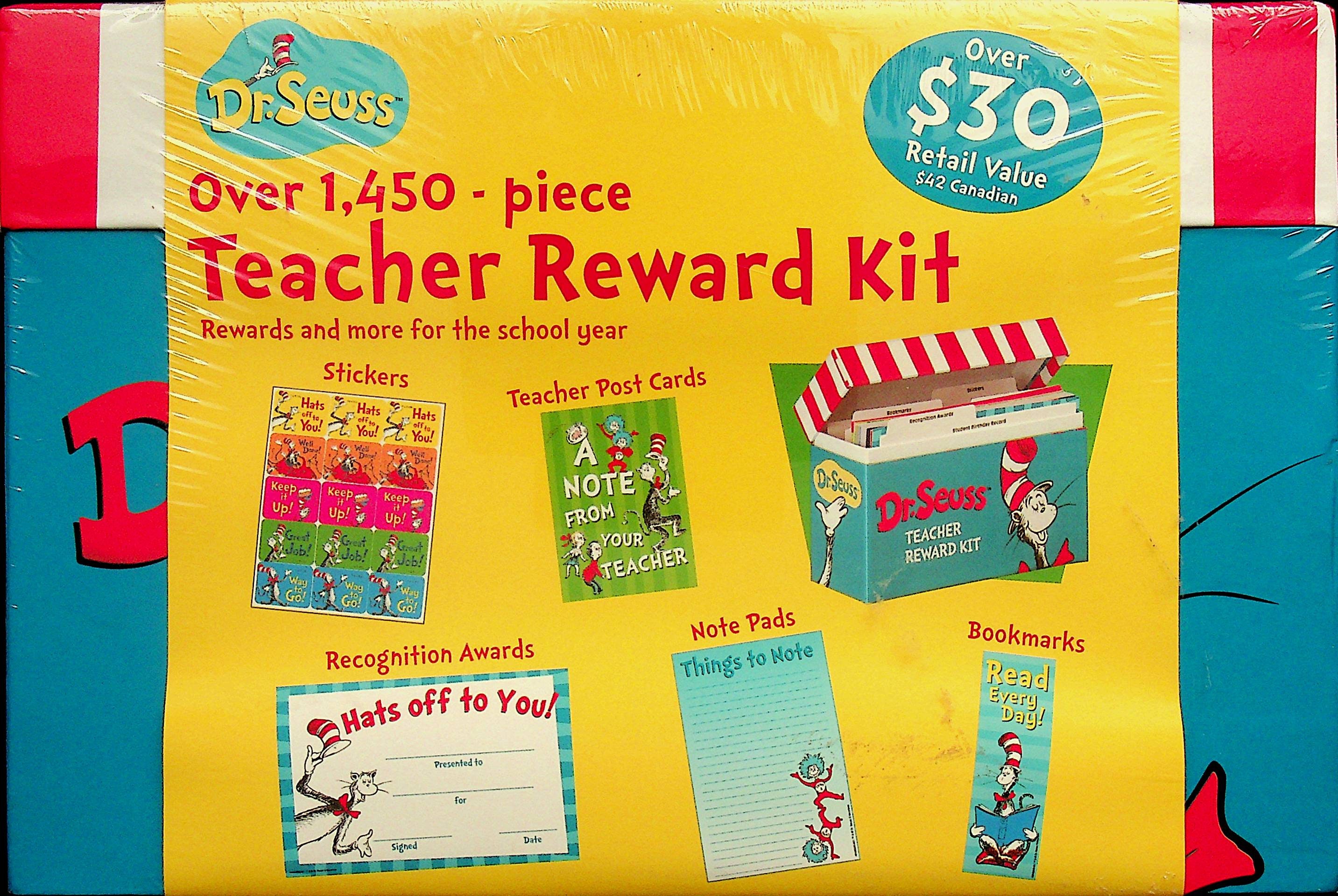 Dr. Seuss Teacher Reward Kit (Stickers, Note Pads, Bookmarks