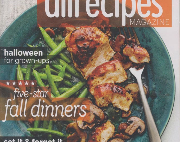 Allrecipes September/October 2016 Five Star Fall Dinners (Magazine: Cooking, Recipes)