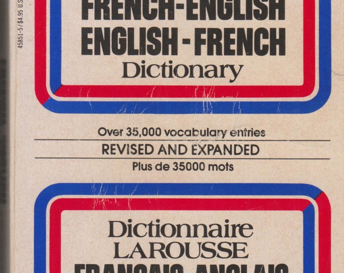 LaRousse's French-English Dictionary (Paperback: Dictionary) 1971