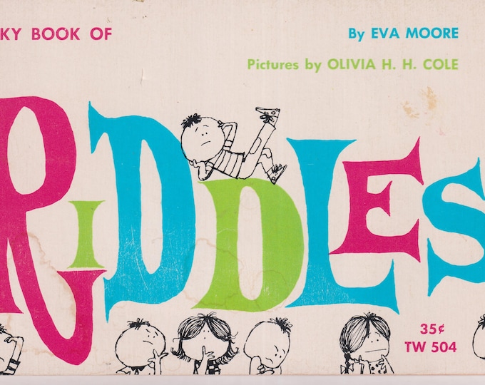 Lucky Book of Riddles by Eva Moore  (Scholastic  TW504 )(Paperback: Children,  Humor) 1970
