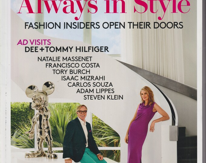 Architectural Digest September 2014 Always in Style - AD Visits Dee & Tommy Hilfiger and others  (Magazine: Home Decor)