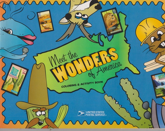 Meet the Wonders of America Coloring & Activity Book (Softcover; Children's, Educational)