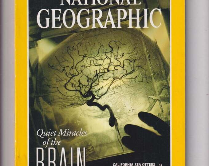 National Geographic June 1995 Quiet Miracles of the Brain, Sea Otters, Israel's Galilee, Holy Land (Magazine: Nature, Geography)