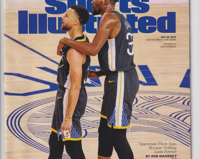 Sports Illustrated May 20, 2019 Steph Curry and Kevin Durant  Inside a Golden Basketball Sunset  (Magazine: Sports)