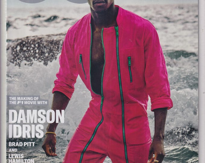 GQ Summer 2025 Damson Idris, Brad Pitt, Lewis Hamilton Our Blockbuster Summer Issue (Magazine: Men's, Lifestyle)