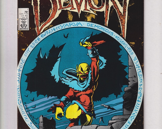 Demon #1 January 1987 DC Comics Who Watches The Watchmen? (Comic: Superhero, Horror, Suspense)