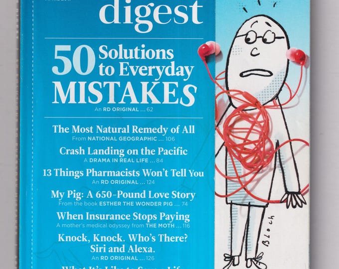 Reader's Digest April 2017 50 Solutions to Everyday Mistakes, When Insurance Stops Paying, Natural Remedy (Magazine: General Interest)