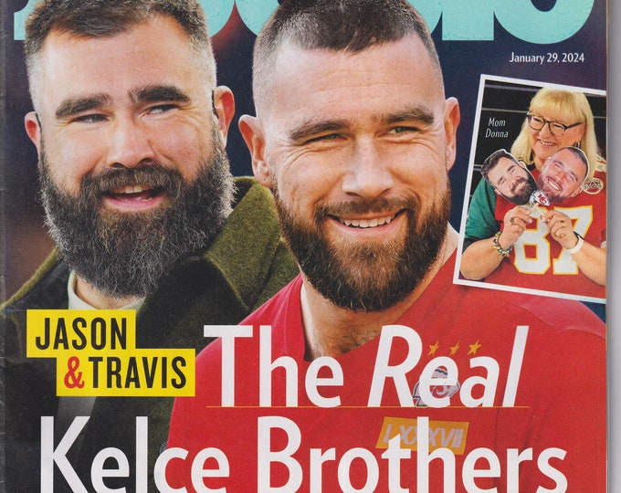 People January 9, 2024 Jason & Travis Kelce, Kendra WIlkinson, Selena Gomez  (Magazine: Celebrity)