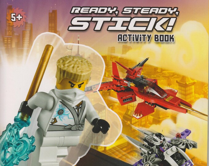 Lego Ninjago Masters of Spinjitzu - Ready, Steady, Stick!  Activity Book (Over 210 Stickers)