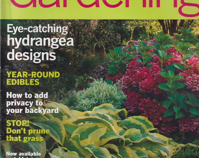 Taunton's Fine Gardening October 2013 Eye-catching Hydrangea Designs, Year-Round Edibles, Privacy (Magazine: Gardening)
