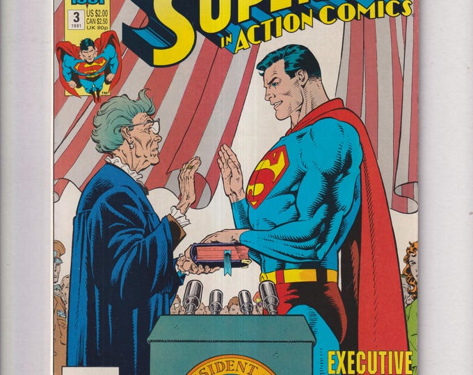 Superman in Action Comics Annual #3 DC Comics 1991 Armageddon 2001  (Comic: Superheroes, Action, Adventure)