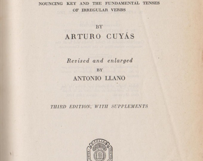 Appleton's New English-Spanish and Spanish-English Dictionary (Hardcover: Dictionary) 1942